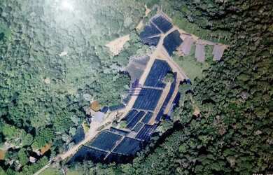 Imagem: A chácara possui 80m² de Área e está localizado em Santo