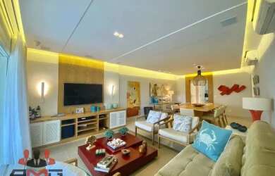 Imagem: O apartamento possui 4 Dormitórios, 5 Banheiros, 3 Vagas na