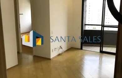 Imagem: O apartamento possui 1 Dormitório, 1 Banheiro, 1 Vaga na garagem