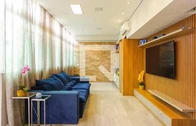 Imagem: O apartamento na cobertura possui 3 Dormitórios, 4 Banheiros