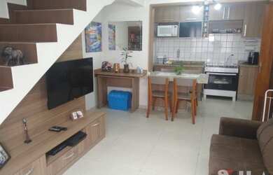 Imagem: A casa em condomínio possui 2 Dormitórios, 1 Banheiro, 1 Vaga