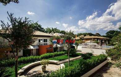 Imagem: A casa em condomínio possui 4 Dormitórios, 5 Banheiros, 5