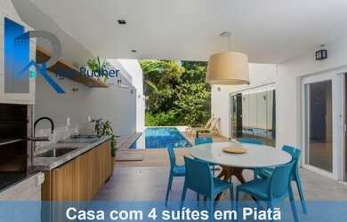 Imagem: A casa em condomínio possui 4 Dormitórios, 5 Banheiros, 5