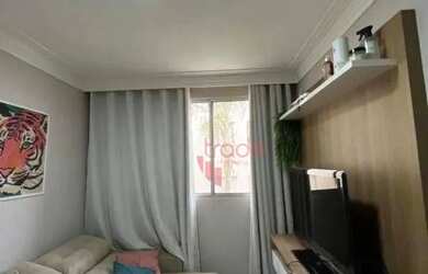 Imagem: O apartamento possui 2 Dormitórios, 1 Banheiro, 1 Vaga na garagem