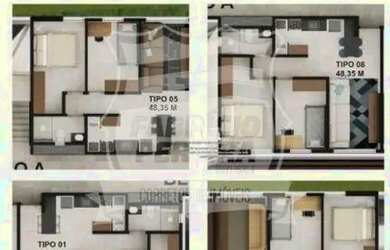 Imagem 10: Apartamento com 2 dormitórios à venda, 49 m² por R$ 195.000,00 - Santo...