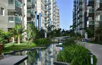 Imagem: O apartamento possui 1 Dormitório, 1 Banheiro, 1 Vaga na garagem