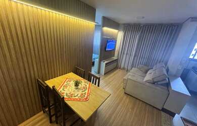 Imagem: O apartamento possui 1 Dormitório, 2 Banheiros, 1 Vaga na garagem