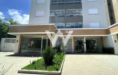 Imagem: O apartamento possui 1 Dormitório, 2 Banheiros, 1 Vaga na garagem