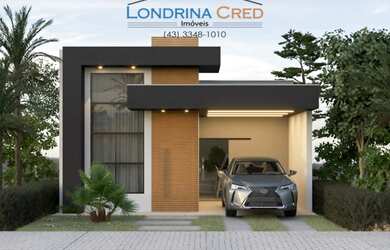 Imagem: A casa em condomínio possui 3 Dormitórios, 2 Banheiros, 1