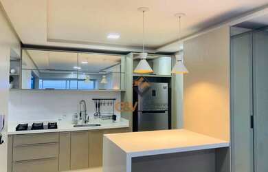 Imagem: O apartamento na cobertura possui 2 Dormitórios, 2 Banheiros