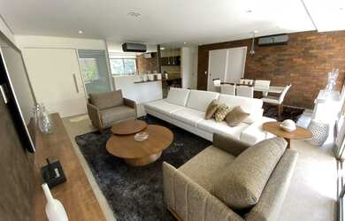 Imagem: O apartamento na cobertura possui 3 Dormitórios, 4 Banheiros