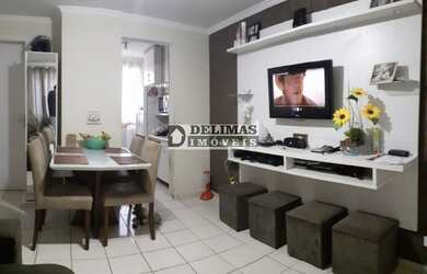 Imagem: O apartamento possui 2 Dormitórios, 1 Banheiro, 1 Vaga na garagem