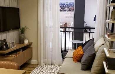 Imagem: O apartamento possui 2 Dormitórios, 1 Banheiro, 1 Vaga na garagem