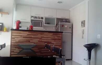 Imagem: O apartamento possui 3 Dormitórios, 1 Banheiro, 1 Vaga na garagem