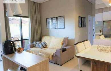 Imagem: O apartamento possui 2 Dormitórios, 1 Banheiro, 1 Vaga na garagem