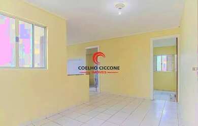 Imagem: A casa possui 2 Dormitórios, 1 Banheiro, 1 Vaga na garagem