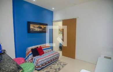 Imagem: O apartamento e possui 1 Dormitório, Suítes, 1 Banheiro