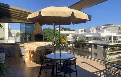 Imagem: O apartamento na cobertura possui 3 Dormitórios, 3 Banheiros