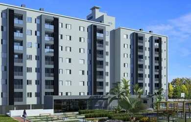 Imagem: O apartamento possui 2 Dormitórios, 2 Banheiros, 1 Vaga na