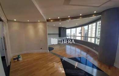 Imagem: O apartamento possui 1 Dormitório, 2 Banheiros, 2 Vagas na