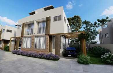 Imagem: A casa em condomínio possui 3 Dormitórios, 1 Banheiro, 5 Vagas