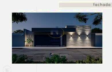 Imagem: A casa possui 3 Dormitórios, 3 Banheiros, 2 Vagas na garagem