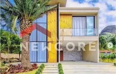 Imagem: A casa em condomínio possui 4 Dormitórios, 3 Banheiros, 2