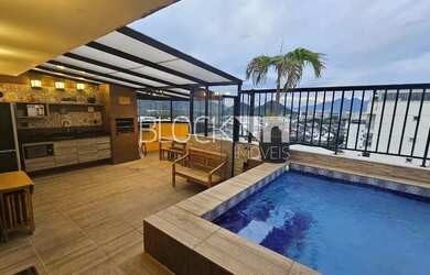 Imagem: O apartamento na cobertura possui 3 Dormitórios, 3 Banheiros