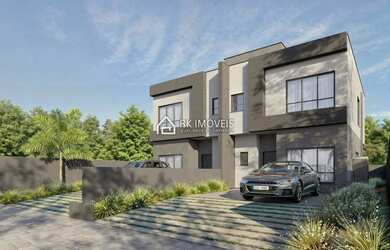 Imagem: A casa possui 3 Dormitórios, 3 Banheiros, 2 Vagas na garagem