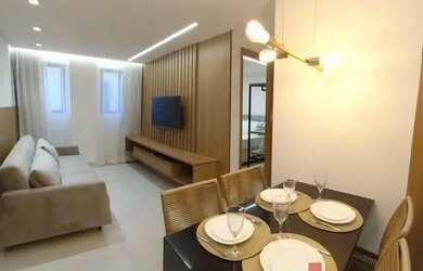 Imagem: O apartamento possui 1 Dormitório, 1 Banheiro, 1 Vaga na garagem