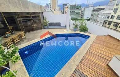 Imagem: O apartamento na cobertura possui 4 Dormitórios, 3 Banheiros