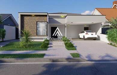 Imagem: A casa em condomínio possui 3 Dormitórios, 3 Banheiros, 2