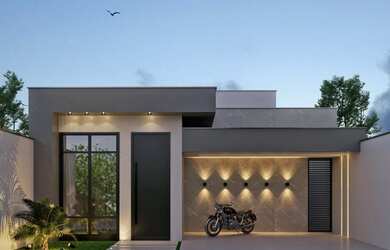 Imagem: A casa possui 2 Dormitórios, 2 Banheiros, 1 Vaga na garagem