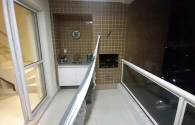 Imagem: O apartamento na cobertura possui 3 Dormitórios, 2 Banheiros