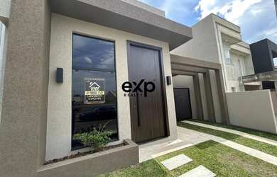 Imagem: A casa em condomínio possui 3 Dormitórios, 3 Banheiros e 80m²