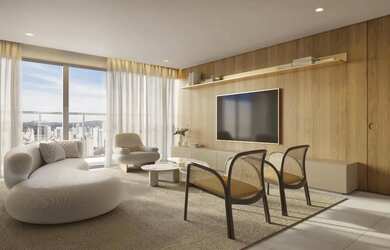 Imagem: O apartamento possui 4 Dormitórios, 5 Banheiros, 3 Vagas na