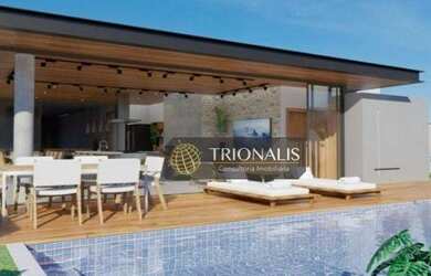 Imagem: A casa em condomínio possui 4 Dormitórios, 5 Banheiros, 3