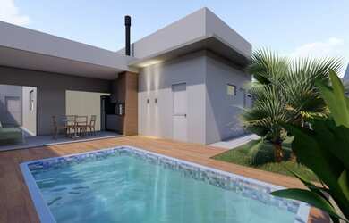 Imagem: A casa possui 3 Dormitórios, 2 Banheiros, 121m² de Área e