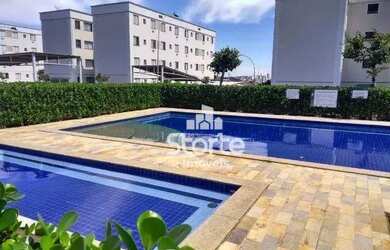 Imagem: O apartamento possui 2 Dormitórios, 1 Banheiro, 1 Vaga na garagem