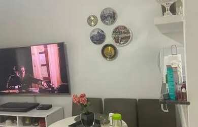 Imagem: A casa em condomínio possui 1 Dormitório, 1 Banheiro, 1 Vaga