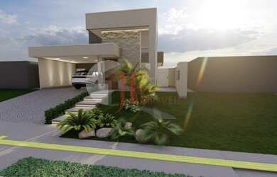 Imagem: A casa possui 3 Dormitórios, 4 Banheiros, 3 Vagas na garagem