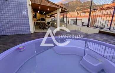 Imagem: O apartamento na cobertura possui 3 Dormitórios, 4 Banheiros