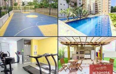 Imagem: O apartamento possui 2 Dormitórios, 2 Banheiros, 1 Vaga na