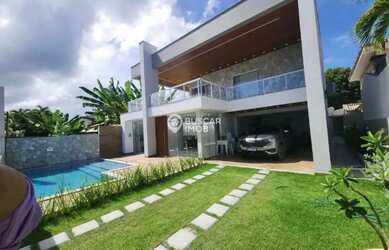 Imagem: A casa em condomínio possui 4 Dormitórios, 5 Banheiros, 3