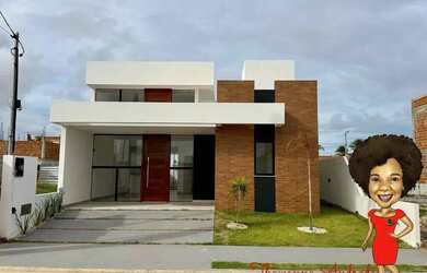 Imagem: A casa em condomínio possui 3 Dormitórios, 1 Banheiro, 2 Vagas