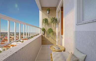 Imagem: O apartamento possui 2 Dormitórios, 2 Banheiros, 1 Vaga na