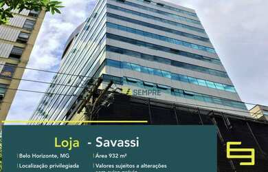 Imagem: O depósito possui 932m² de Área e está localizado em Savassi