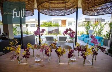 Imagem: A casa em condomínio possui 5 Dormitórios, 5 Banheiros, 5