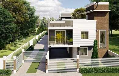 Imagem: A casa possui 3 Dormitórios, 3 Banheiros, 2 Vagas na garagem