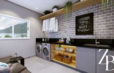 Imagem: O apartamento possui 1 Dormitório, 1 Banheiro, 1 Vaga na garagem